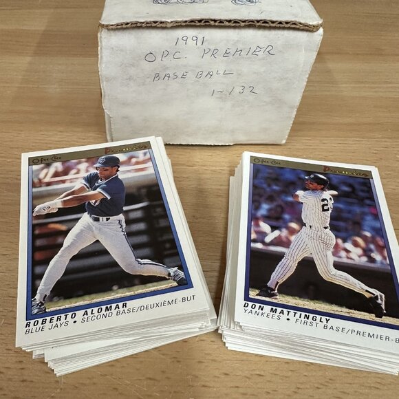 1991 O-Pee-Chee Premier Baseball Complete Set (132) Griffey Jr, Thomas, Ryan NM - Picture 1 of 1